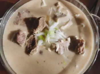 炒羊肉鲜汤