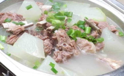 羊肉配冬瓜