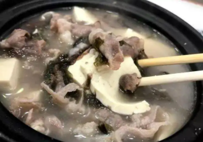 紫菜羊肉锅