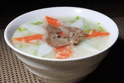 养胃羊肉粥